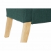 Banqueta DKD Home Decor 8424001795512 Natural Madeira Poliéster Verde (130 x 44 x 69 cm)