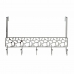 Riidepuu Uksele DKD Home Decor Hõbedane Metall Plastmass Kwiaty 32 x 10 x 19 cm