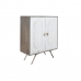 Credenza DKD Home Decor Grigio Dorato Bianco Ottone Legno di mango (93 x 41 x 114 cm)