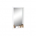 Nástenné zrkadlo DKD Home Decor Drevo Biela Domy (36 x 4 x 60 cm)
