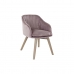 Krzesło do Jadalni DKD Home Decor Różowy Naturalny 56 x 55 x 70 cm 56 x 55 x 74 cm 56 x 47 x 72,5 cm