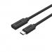 Cable USB C Unitek C14086BK Negro 50 cm