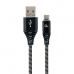 Micro USB 2.0 B - USB C kabelis GEMBIRD CC-USB2B-AMCM-2M-BW Juoda 2 m