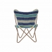 Sitz DKD Home Decor Bunt Marineblau Eisen 74 x 65 x 90 cm