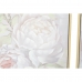 Quadro DKD Home Decor 80 x 4 x 80 cm Fiori Shabby Chic (2 Unità)