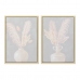 Πίνακας DKD Home Decor Βάζο 50 x 4 x 70 cm Shabby Chic (x2)