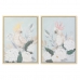 Πίνακας DKD Home Decor 60 x 4 x 80 cm Blomster Τροπικό (x2)