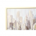 Quadro DKD Home Decor Città 100 x 4 x 100 cm Loft (2 Unità)