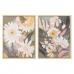 Pintura DKD Home Decor 60 x 4 x 80 cm Bloemen Escandinavo (2 Unidades)