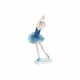 Dekorativ Figur DKD Home Decor Blå Romantisk Balletdanser 11 x 6 x 23 cm