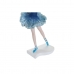 Deko-Figur DKD Home Decor Blau Romantisch Ballett-Tänzerin 11 x 6 x 23 cm