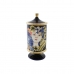 Vase DKD Home Decor Ansikt Porselen Blå 11 x 11 x 25 cm Flerfarget