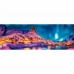 Puzzle Clementoni Panorama: Colourful night over Lofoten Island 1000 Darabok