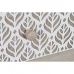 Cajonera DKD Home Decor 80 x 42 x 80 cm Natural Blanco Hoja de planta