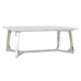 Centre Table DKD Home Decor Silver Marble Steel Plastic 127 x 70 x 43 cm