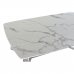 Centre Table DKD Home Decor Silver Marble Steel Plastic 127 x 70 x 43 cm