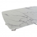 Konferenční stolek DKD Home Decor Stříbřitý Mramor Ocel Plastické 127 x 70 x 43 cm