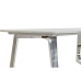 Centre Table DKD Home Decor Silver Marble Steel Plastic 127 x 70 x 43 cm