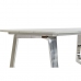 Senterbord DKD Home Decor Sølv Marmor Stål Plast 127 x 70 x 43 cm