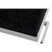 Banquette DKD Home Decor   Noir Polyester Acier (140 x 40 x 40 cm)