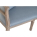 Sofá DKD Home Decor Azul Lino Madera de caucho (122 x 69 x 72 cm)