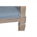 Sofa DKD Home Decor Blå Lin Gummitre (122 x 69 x 72 cm)