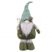 Kerstversiering Wit Groen Metaal Weefsel 24 x 12 x 60 cm