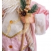 Weihnachtsschmuck Rosa Kunststoff Polyesterharz Stoff 60 cm