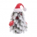 Albero di Natale Bianco Rosso Verde Plastica Polyfoam Tessuto 21 x 21 x 45 cm
