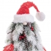 Albero di Natale Bianco Rosso Verde Plastica Polyfoam Tessuto 21 x 21 x 45 cm