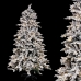 Juletræ Hvid Grøn PVC Metal Polyetylen snefald 210 cm