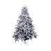 Vánoční stromeček Bílý Zelená PVC Kov Polyetylen Zasněžený 210 cm