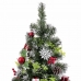 Χριστουγεννιάτικο δέντρο Κόκκινο Πολύχρωμο Πλαστική ύλη Ανανάδες 60 cm