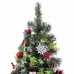 Kerstboom Rood Multicolour Plastic Ananas 60 cm