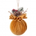 Kerstballen Multicolour Gouden Corduroy Foam 6 x 6 x 6 cm (6 Stuks)