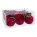 Boules de Noël Multicouleur Bordeaux Velours côtelé Foam 6 x 6 x 6 cm (6 Unités)