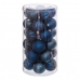 Kerstballen Blauw Plastic 6 x 6 x 6 cm (30 Stuks)