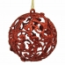 Boules de Noël Rouge Plastique 6 x 6 x 6 cm (12 Unités)