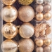 Vianočné gule Zlatá (50 kusov)