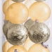 Kerstballen Gouden 8 x 8 x 8 cm (20 Stuks)