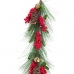 Joulukoristeköynnös Punainen Vihreä Muovinen Ananakset 140 cm