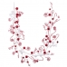 Christmas garland White Red Plastic Foam 180 cm