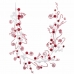 Vánoční řetěz Bílý Červený Plastické Foam 180 cm