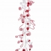 Christmas garland White Red Plastic Foam 180 cm