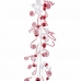 Vánoční řetěz Bílý Červený Plastické Foam 180 cm