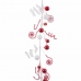 Girlanda Bożonarodzeniowa Biały Czerwony Plastikowy Foam 125 cm