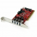 PCI-kortti Startech PCIUSB3S4