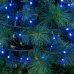 LED-tulede Pärg 25 m Sinine Valge 6 W Jõulud