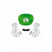Kostüümiaksessuaarid Super Mario Kit Luigi 4 Tükid, osad
