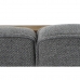 Sofa DKD Home Decor Natuurlijk Grijs Polyester Aluminium Gerecycleerd Hout (224 x 95 x 82 cm)